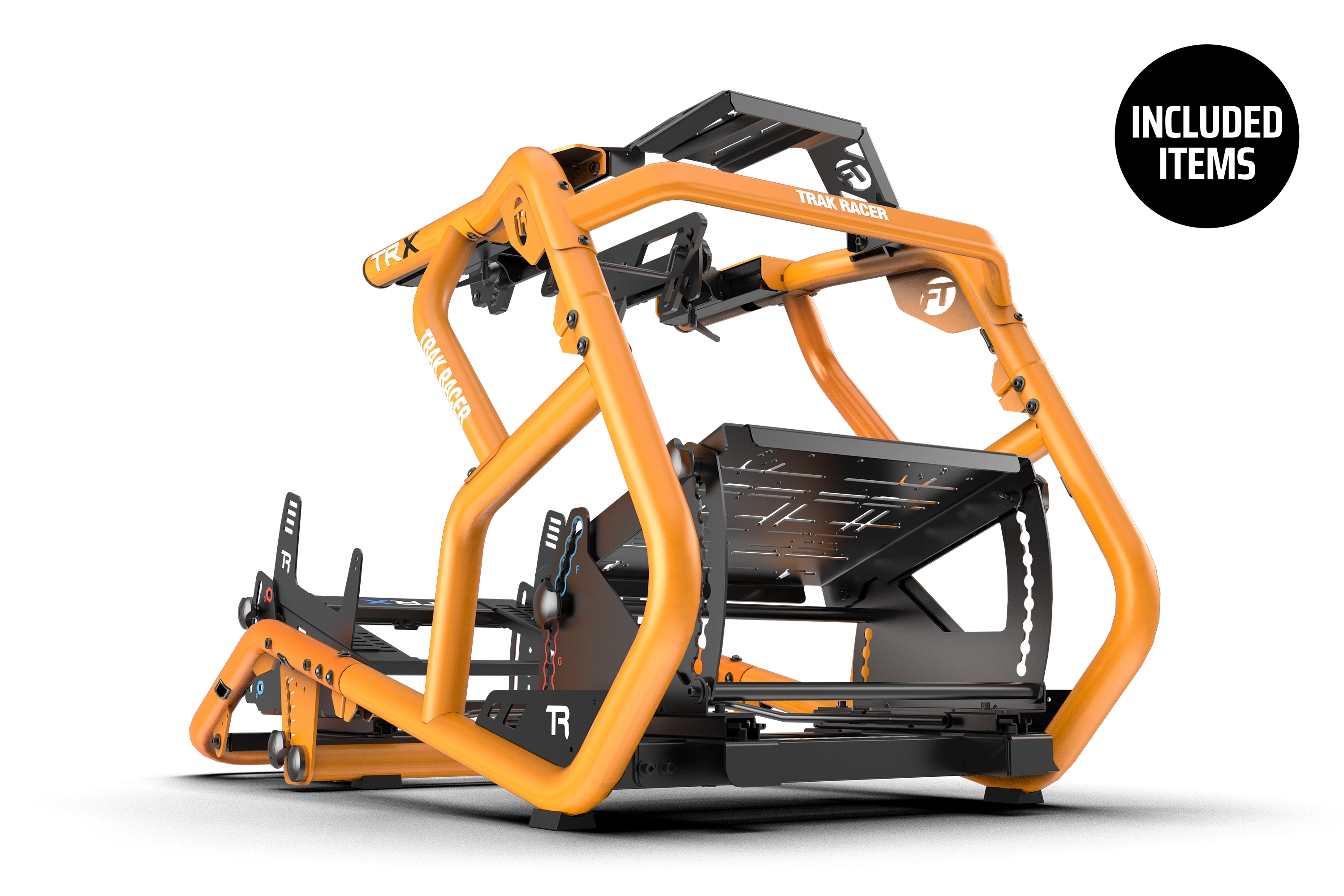 trak-racer-trx-v2-racing-simulator-sunset-orange-cockpit-premium image 2