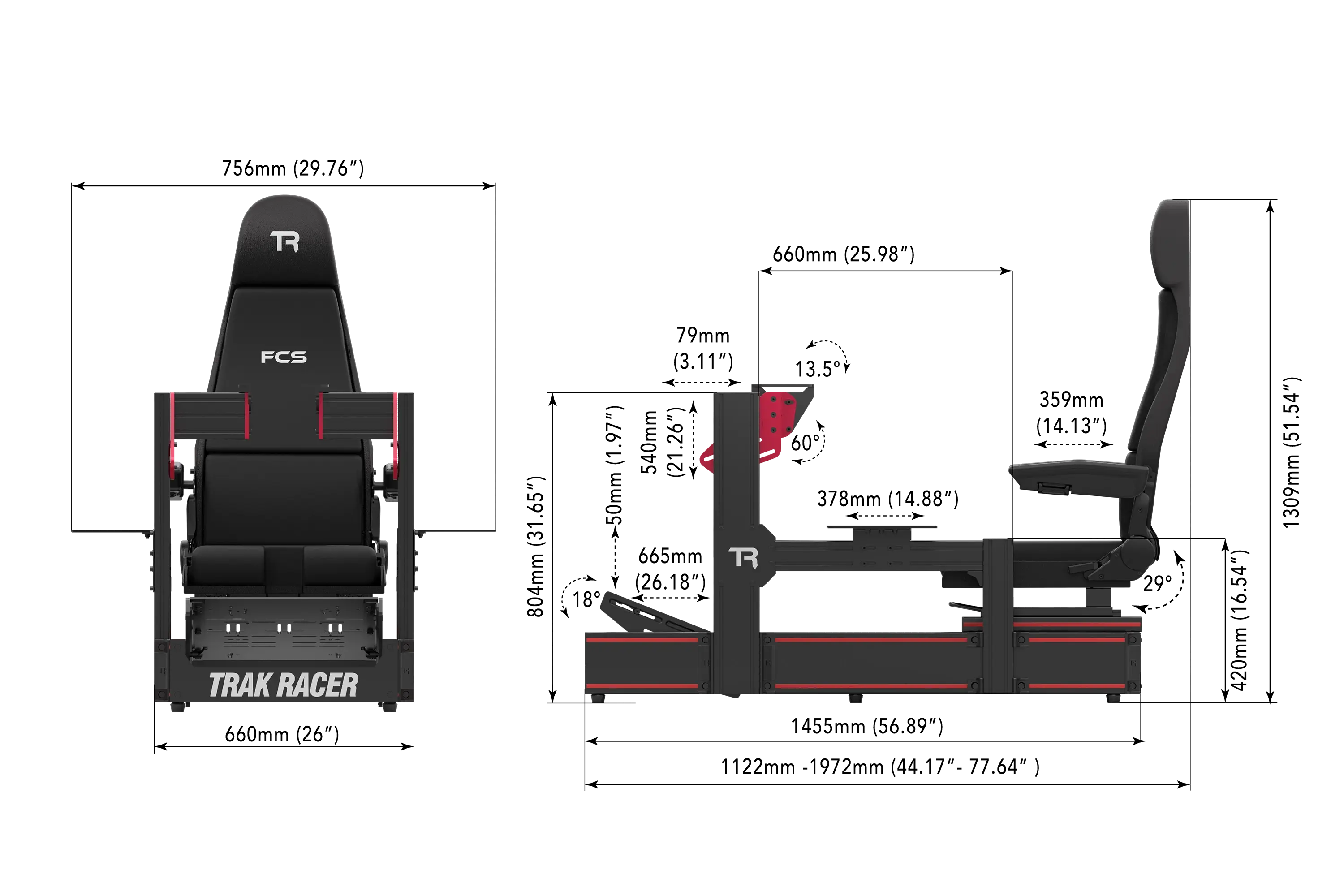 trak-racer-tr160-flight-cockpit-con-flight-seat image 2