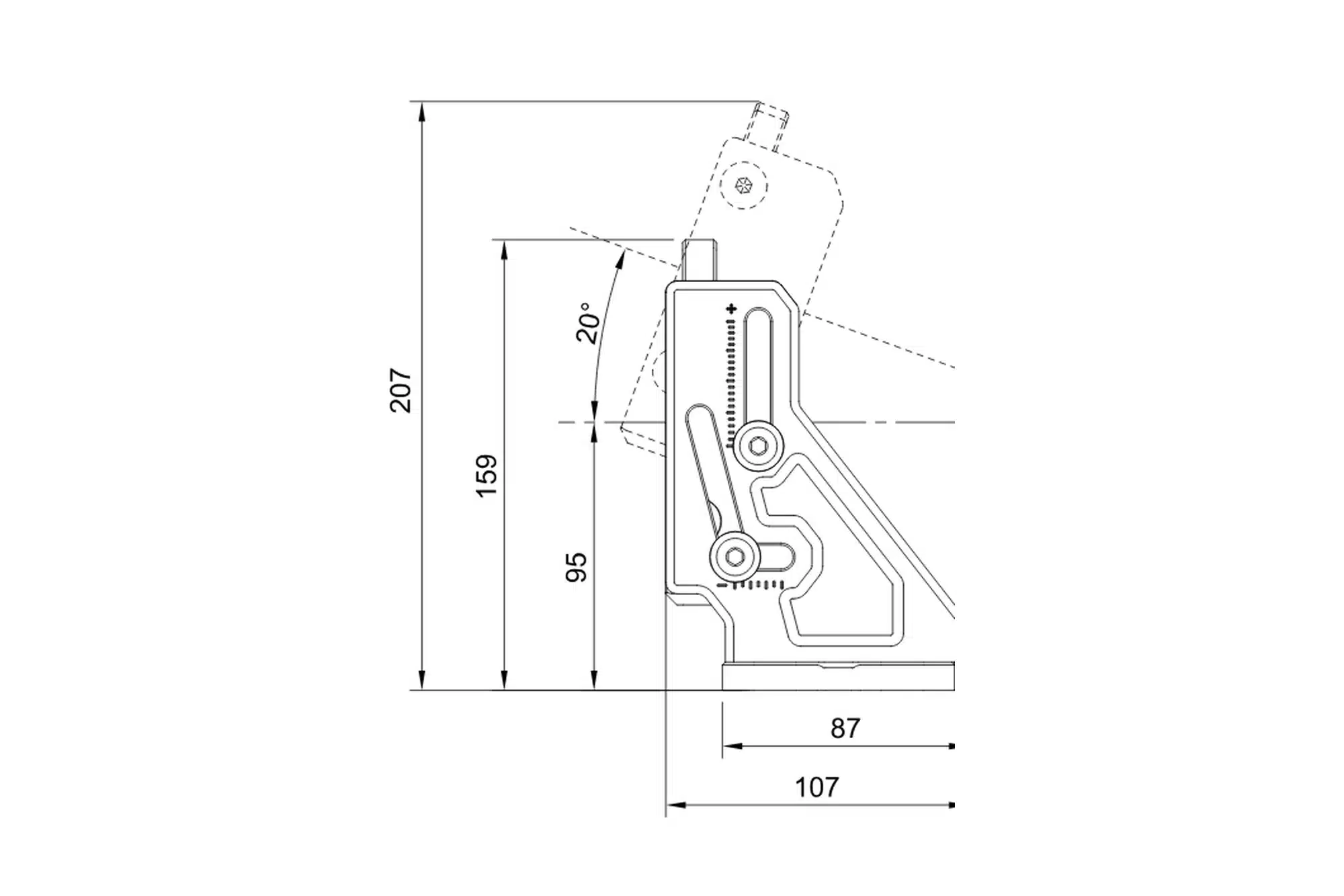 simucube-wheelbase-mount-v2-supporto-base image 7