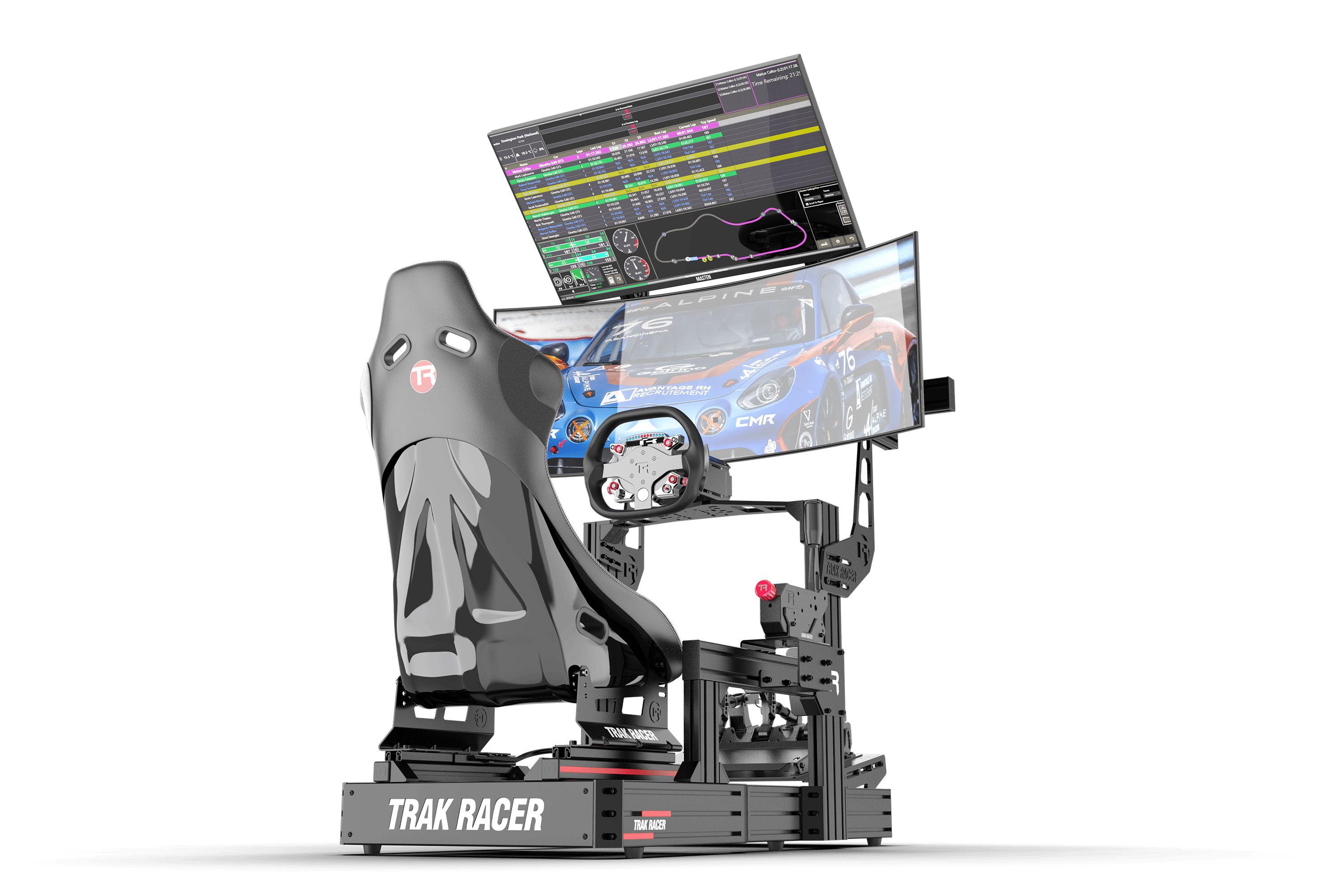 trak-racer-cockpit-mounted-dual-monitor-stand-supporto-doppio-monitor-fino-a-80 image 1