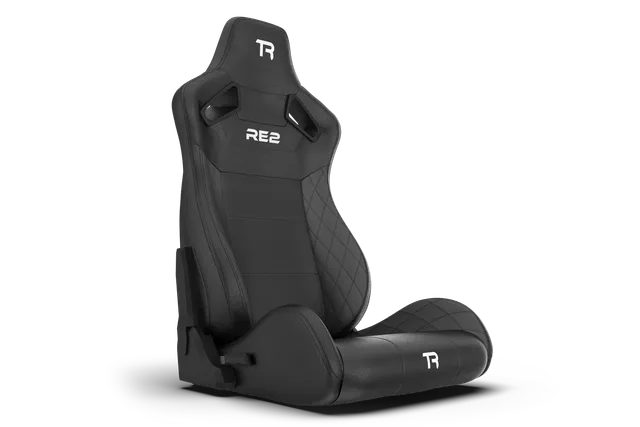 trak-racer-re2-dual-lock-sedile-sim-racing-reclinabile-nero-diamond image 1