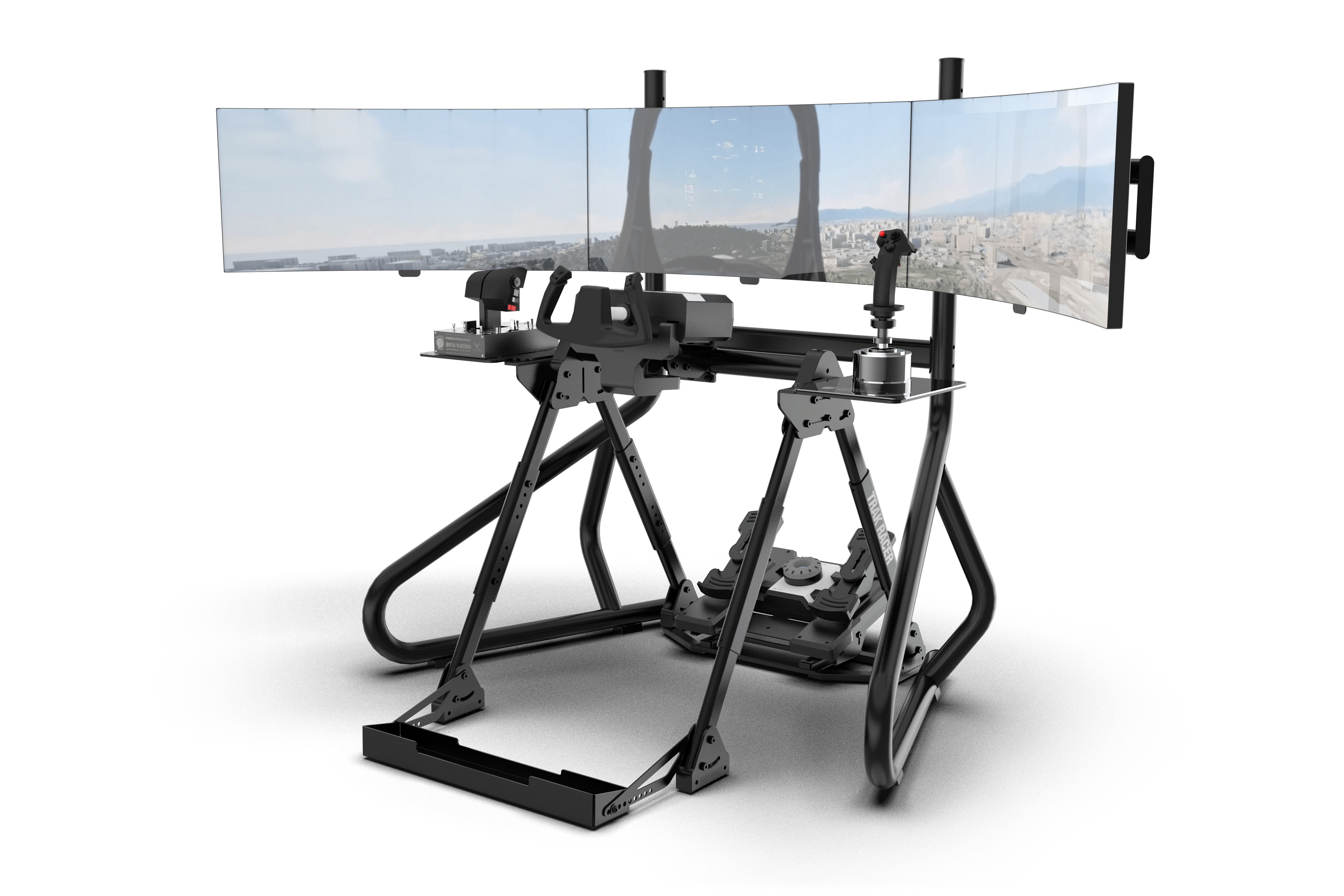 trak-racer-fs3-v2-stand-flight-simulator-yoke-e-pedali-volo image 1