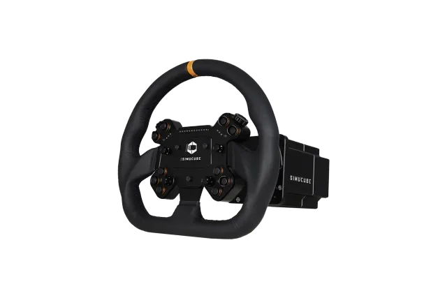simucube-valo-gt-23-leather-x-simucube-2-wheelbase-bundle image 1