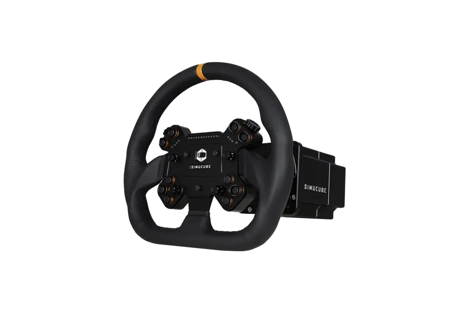 simucube-valo-gt-23-leather-x-simucube-2-wheelbase-bundle image 1