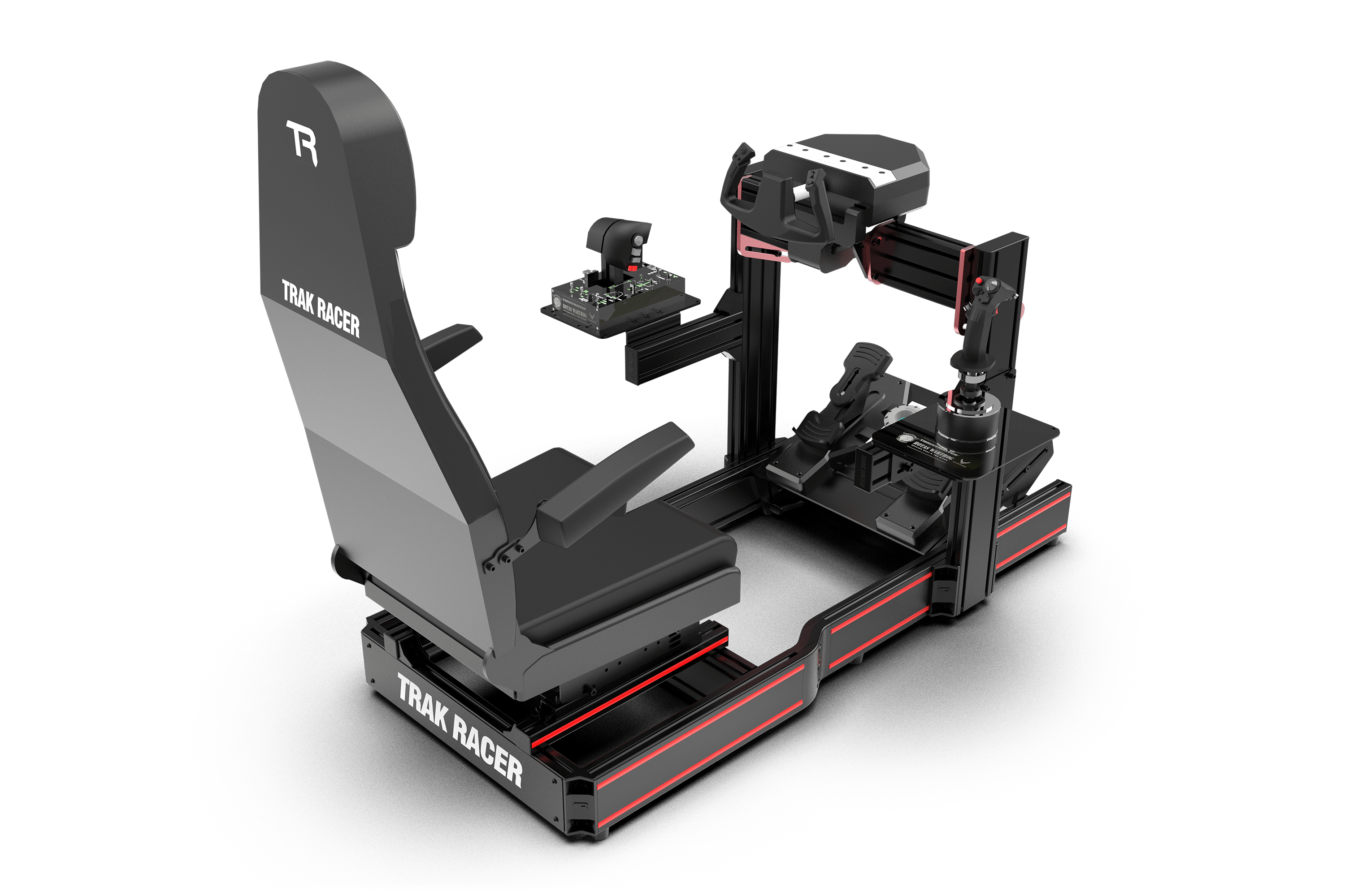 trak-racer-flight-sim-control-mount-kit-2-supporti-laterali-240mm-alluminio image 4