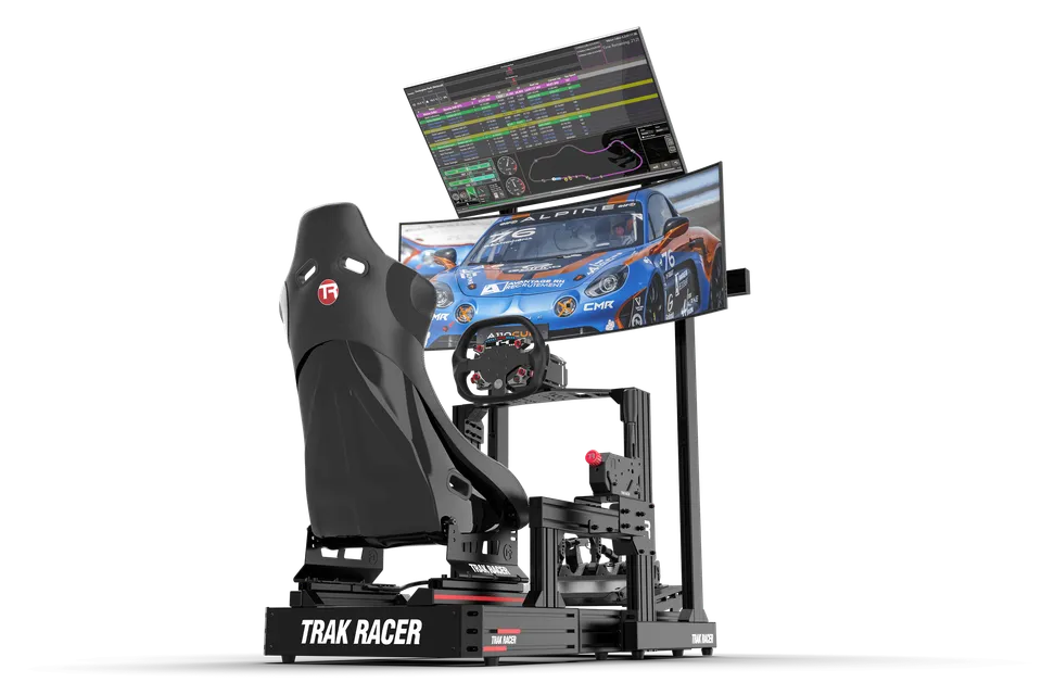 trak-racer-supporto-monitor-doppio-autoportante-fino-a-80-per-sim-racing image 1