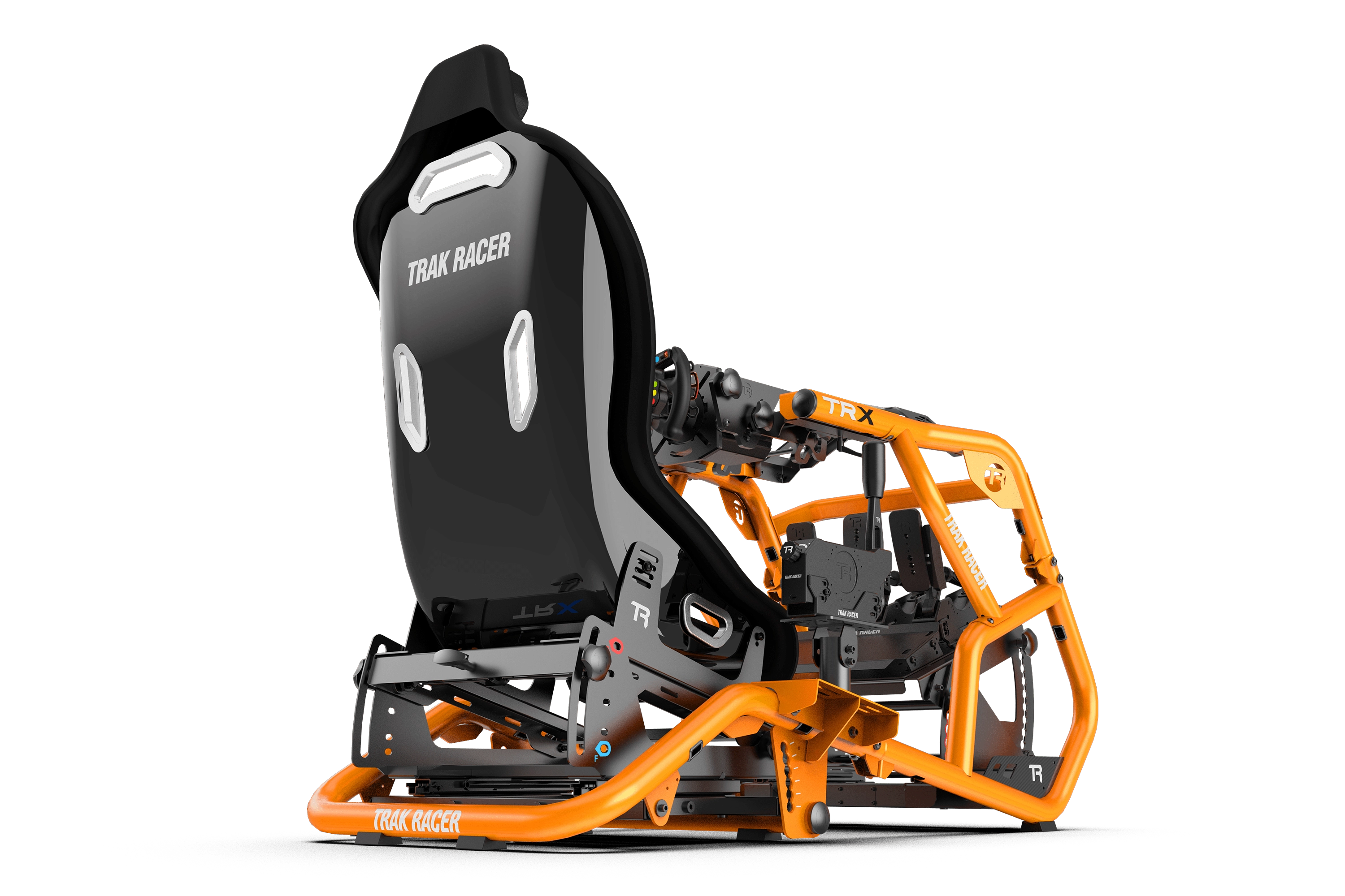 trak-racer-trx-v2-racing-simulator-sunset-orange-cockpit-premium image 5
