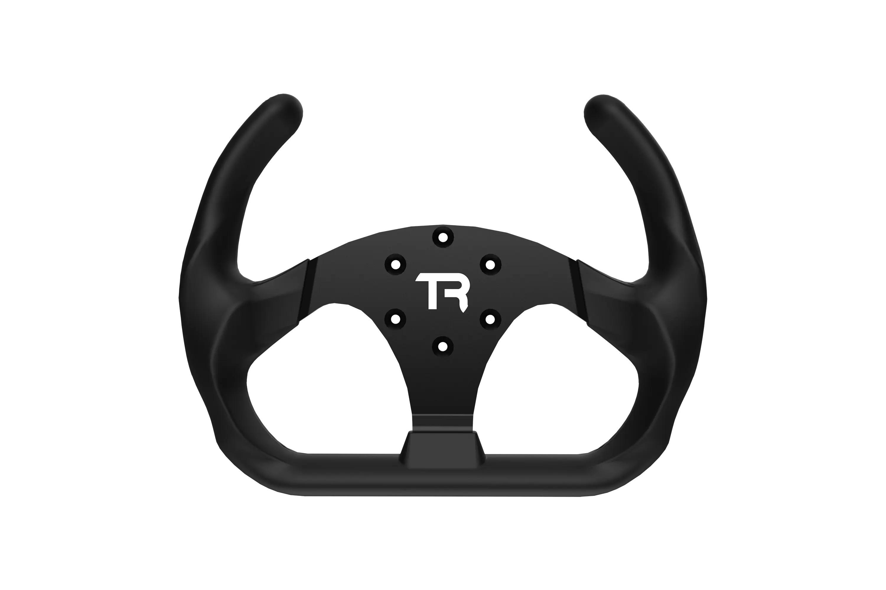 trak-racer-330mm-flat-bottom-open-gt-corona-volante-sim-racing-alluminio image 1