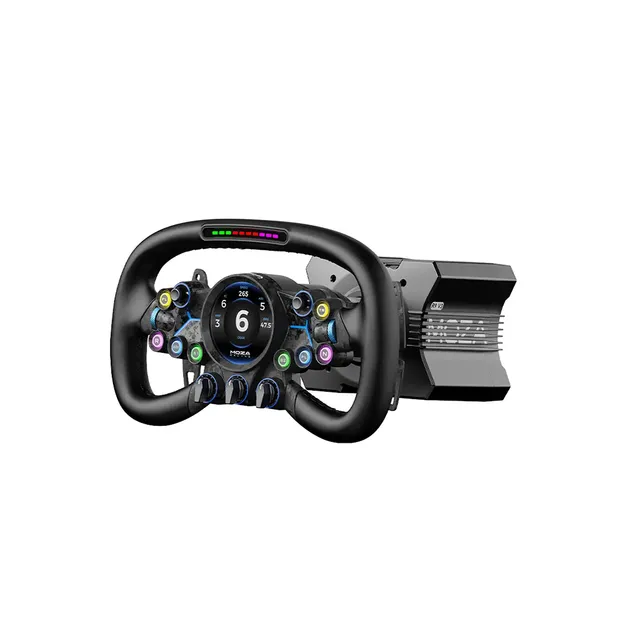 moza-racing-r9-v3-e-vision-gs-bundle-base-direct-drive-volante image 1